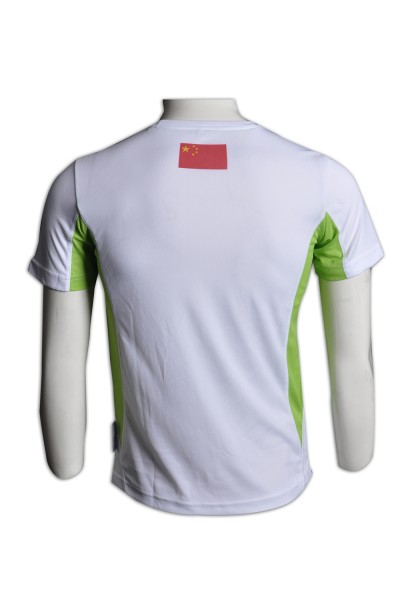 T532 訂造團體活動衫  設計環保tee款式   自製t-shirt專門店    白色 後面照